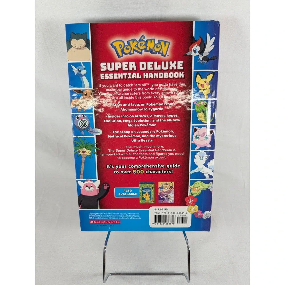 Pokemon Super Deluxe Essential Handbook Scholastic Exclusive HC (Hardcover)